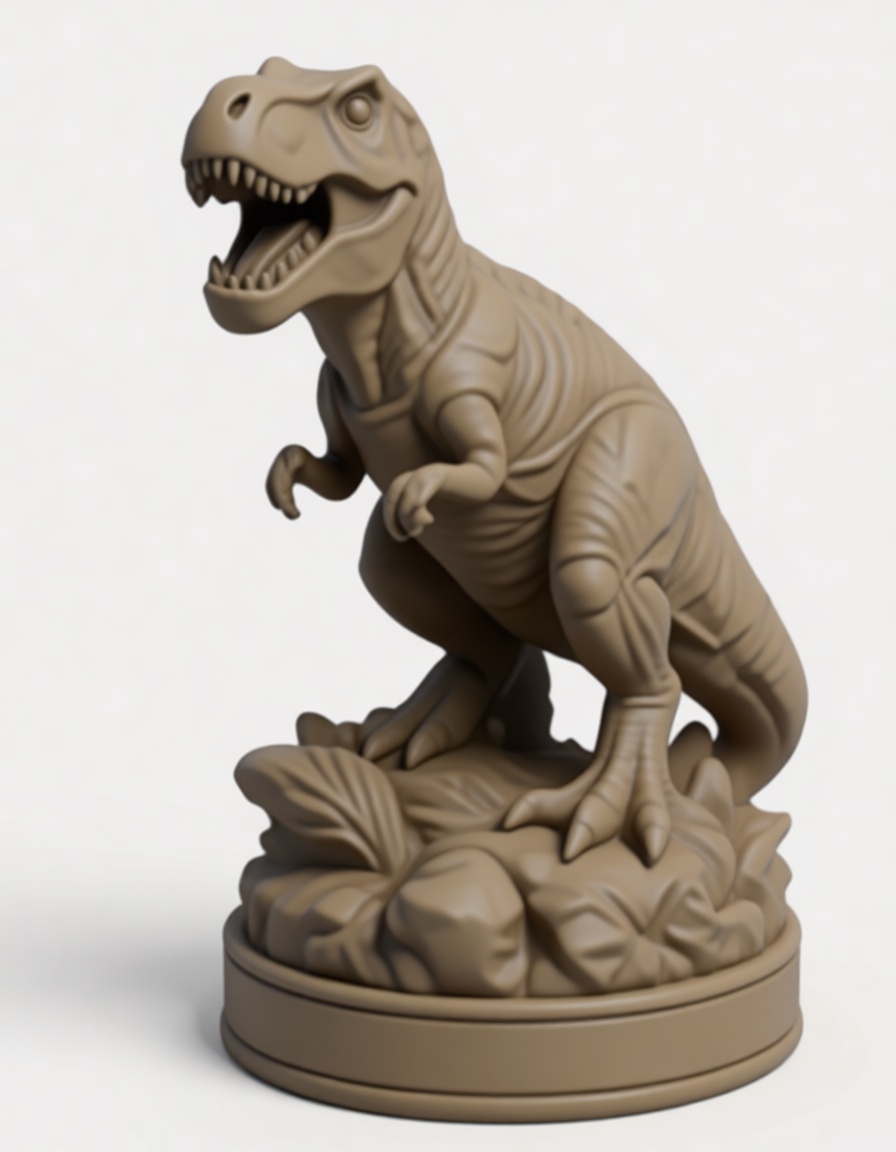 Tyrannosaurus Rex Figurine free 3D printable STL