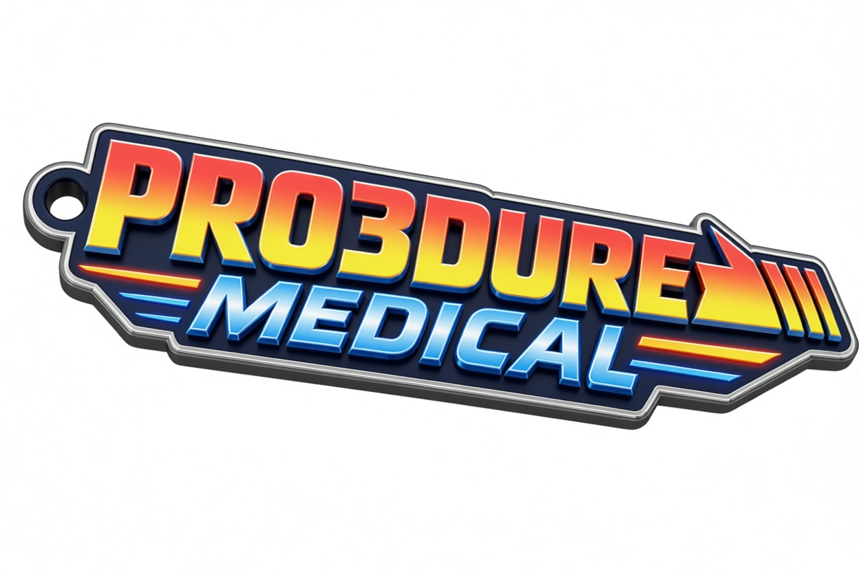 Pro3dure Medical Keychain free 3D printable STL