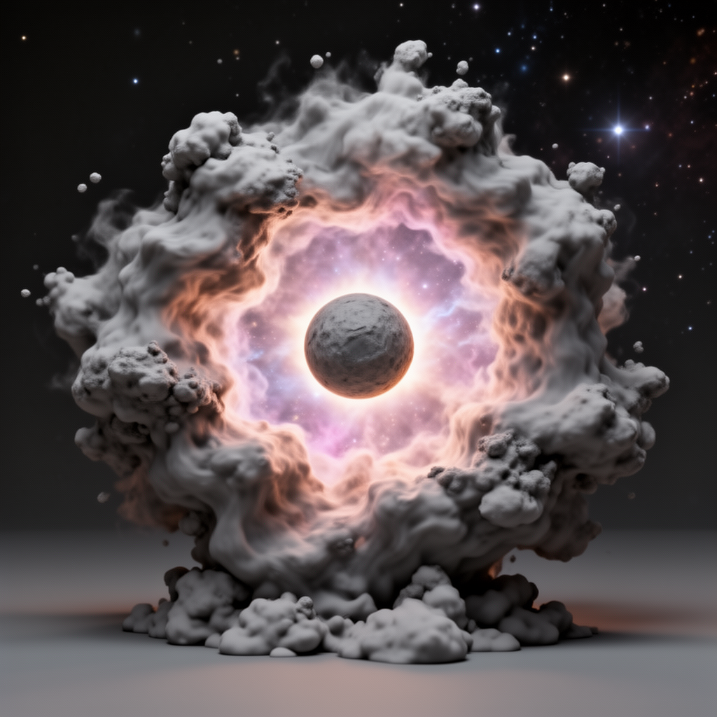 Protostar Nebula Sculpture free 3D printable STL
