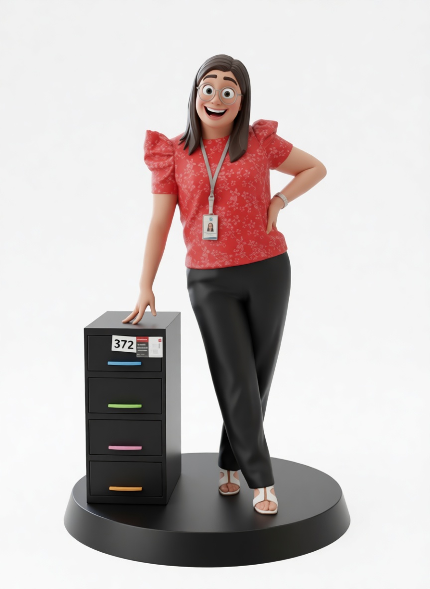 Office Woman Figurine free 3D printable STL