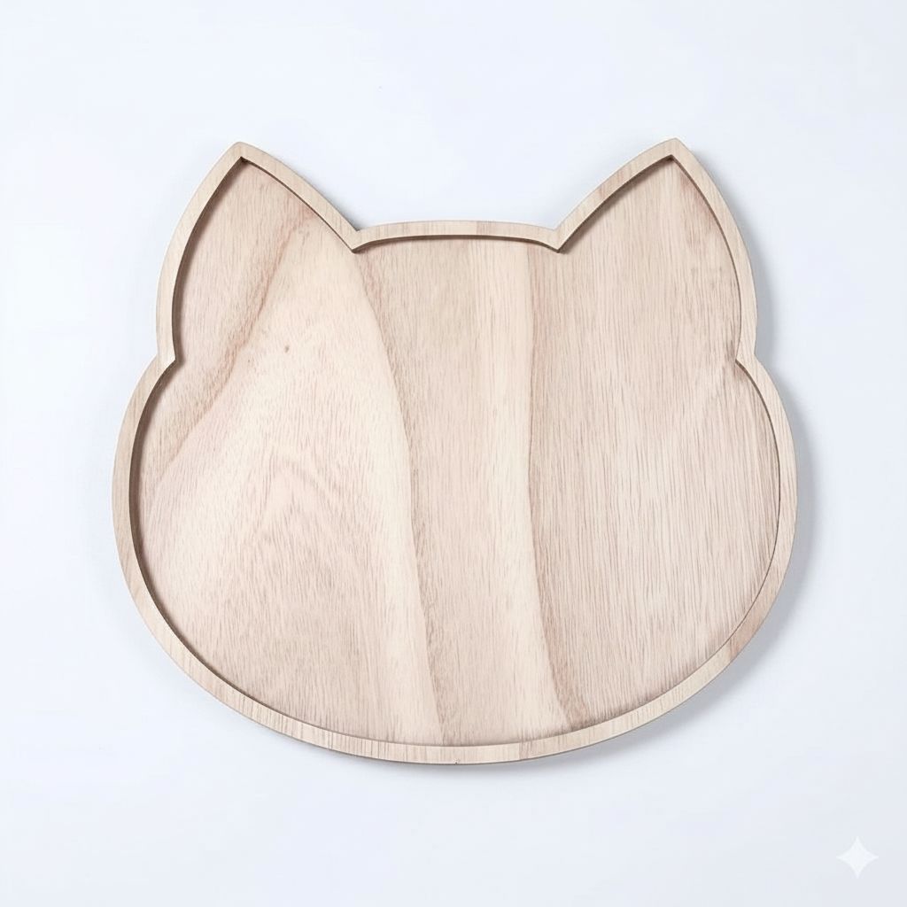 Cat Head Tray free 3D printable STL