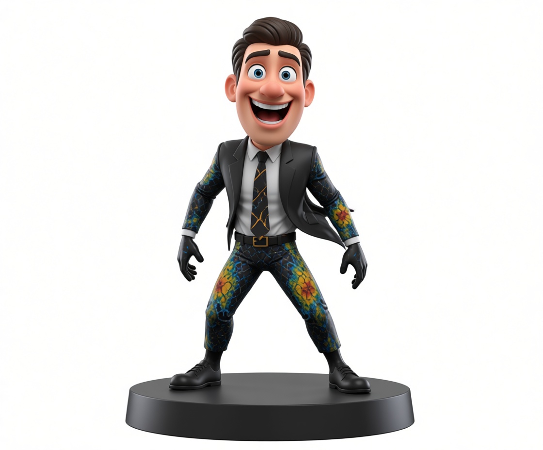 Cartoon Man Figurine free 3D printable STL