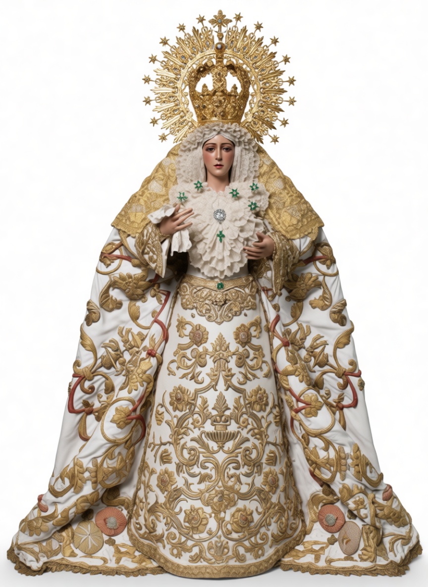 Virgin Mary Statue free 3D printable STL