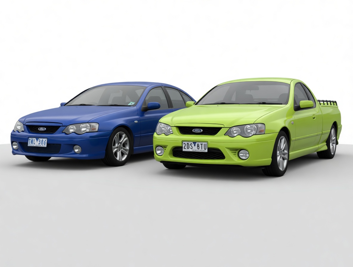 Ford Falcon BA XR6 Ute Model free 3D printable STL