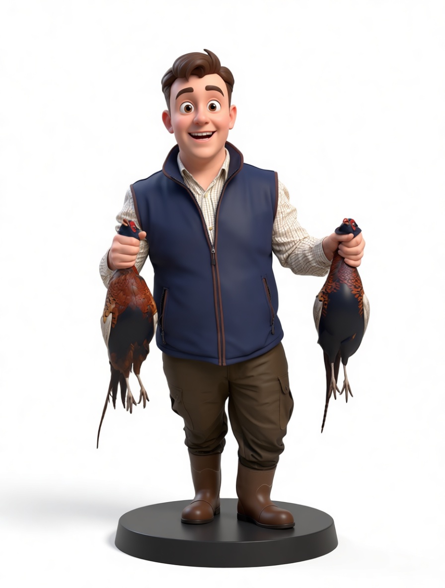Hunter Figurine free 3D printable STL