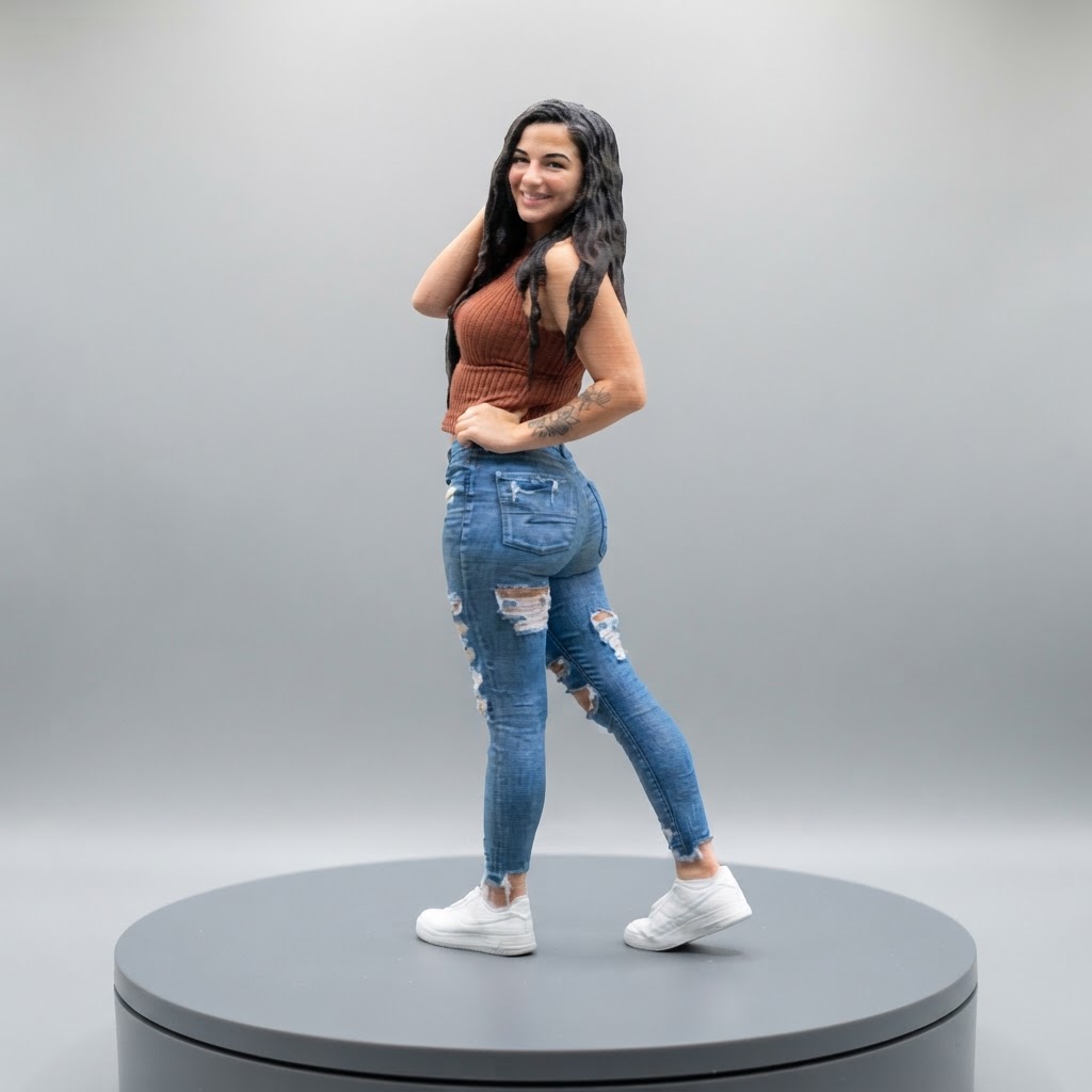 Casual Woman Figurine free 3D printable STL