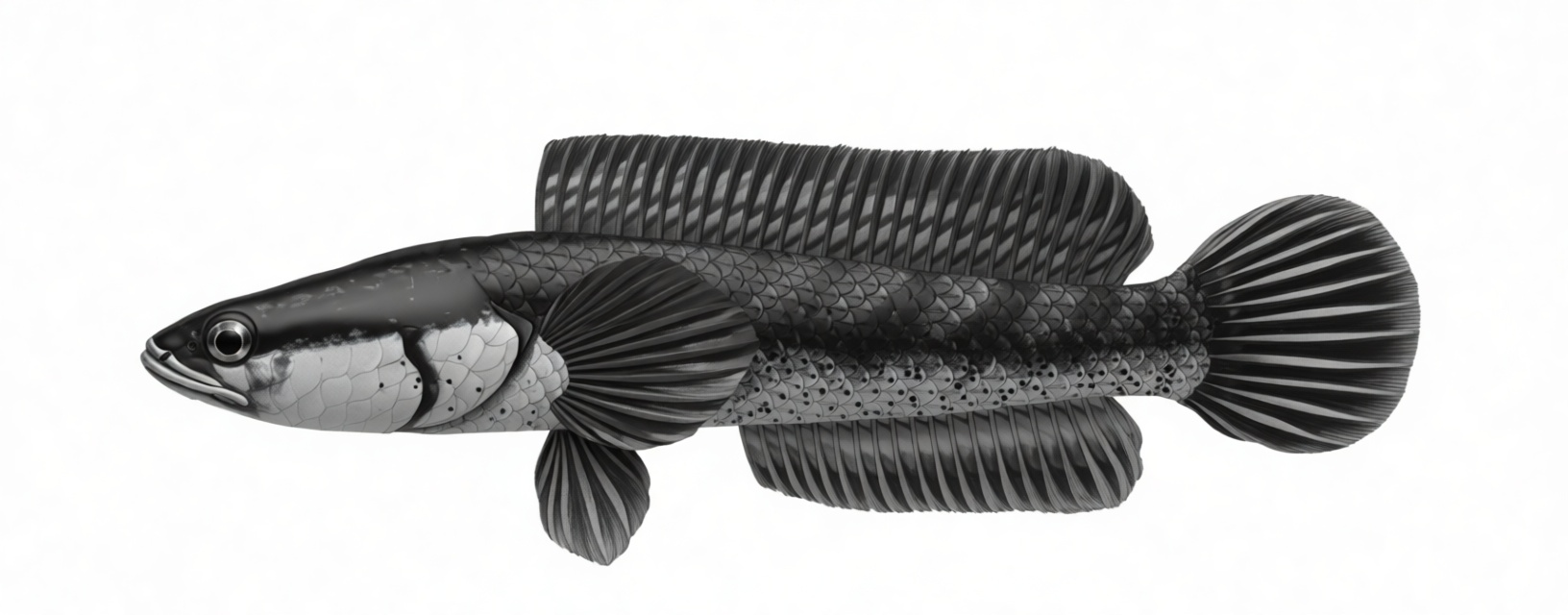 Mangrove Rivulus Fish Model free 3D printable STL