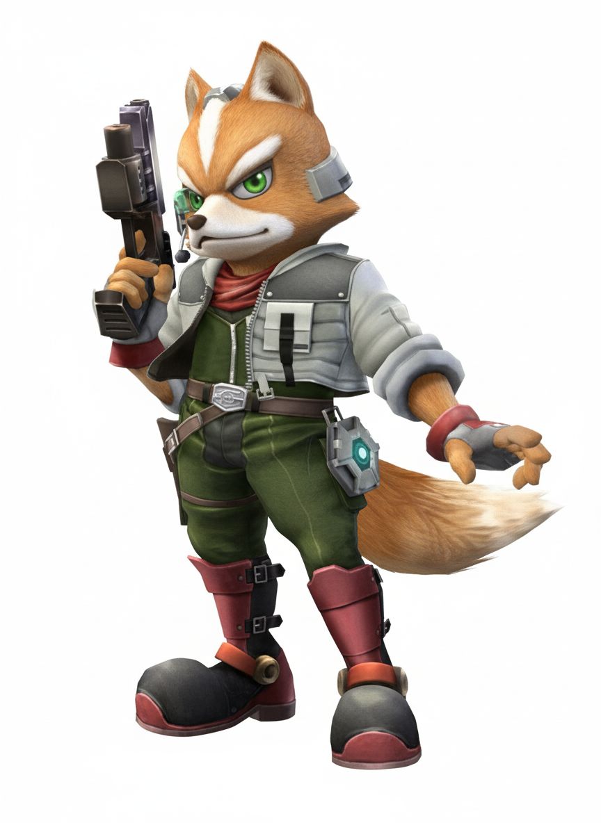 Fox McCloud Figurine free 3D printable STL