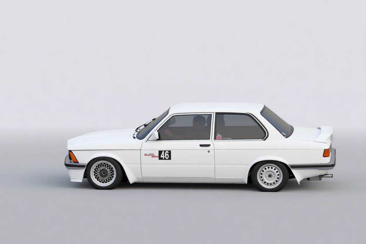 BMW E21 Race Car free 3D printable STL