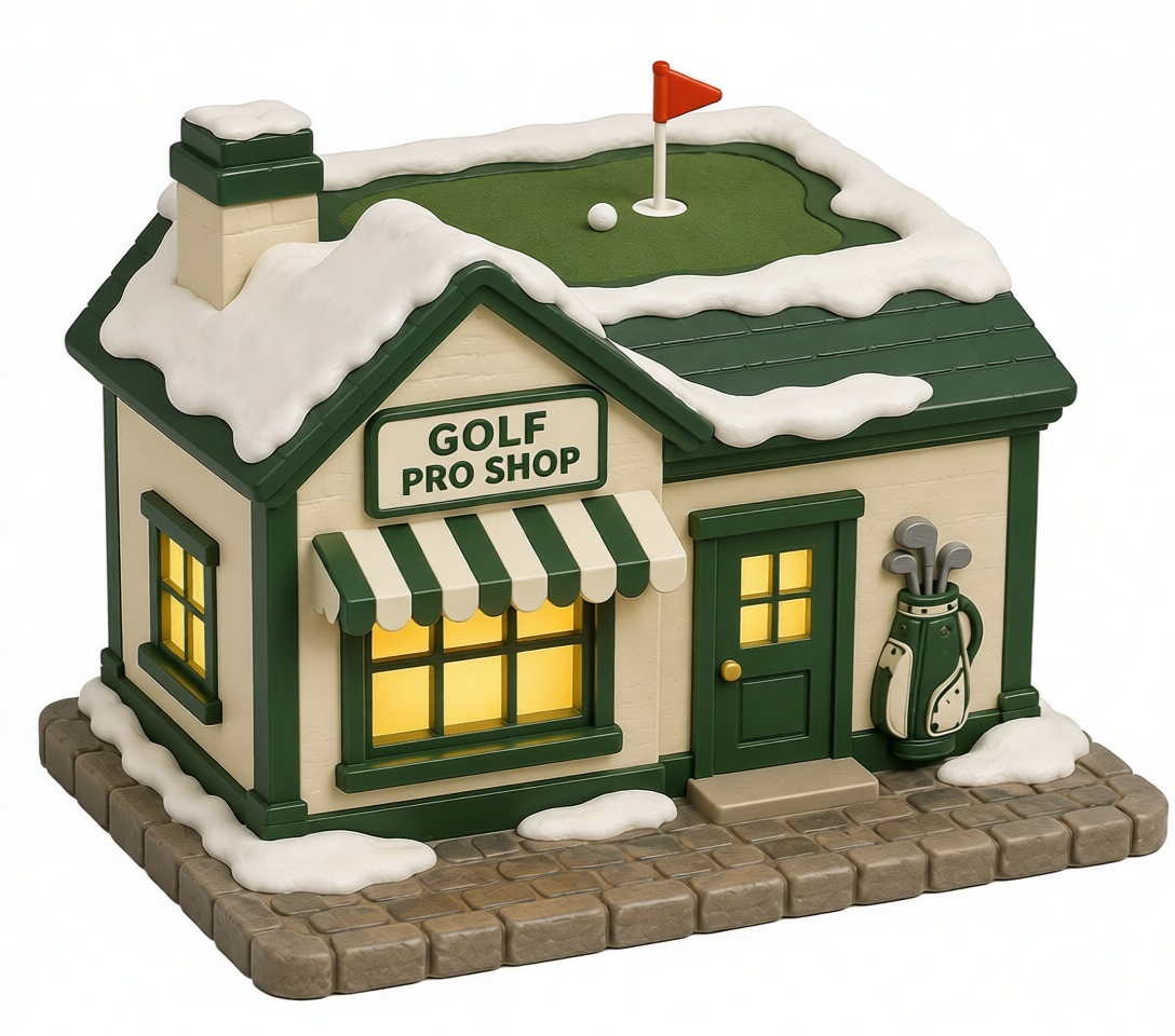 Golf Pro Shop Model free 3D printable STL