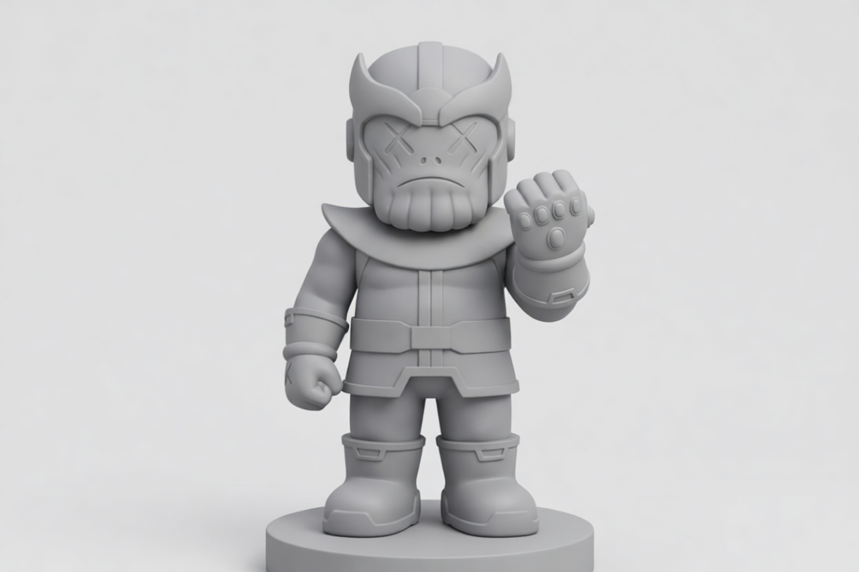 Thanos Miniature Figure free 3D printable STL