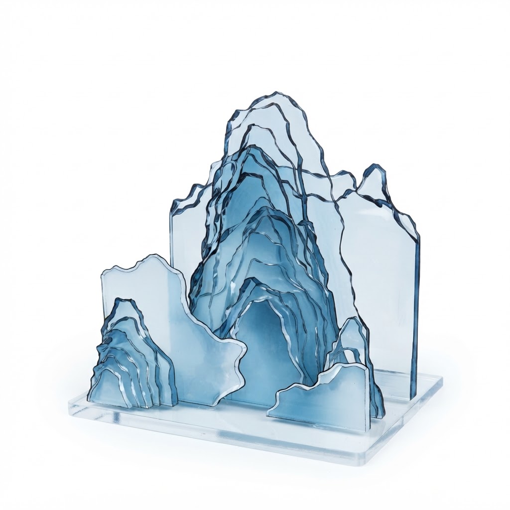 Iceberg Sculpture Model free 3D printable STL