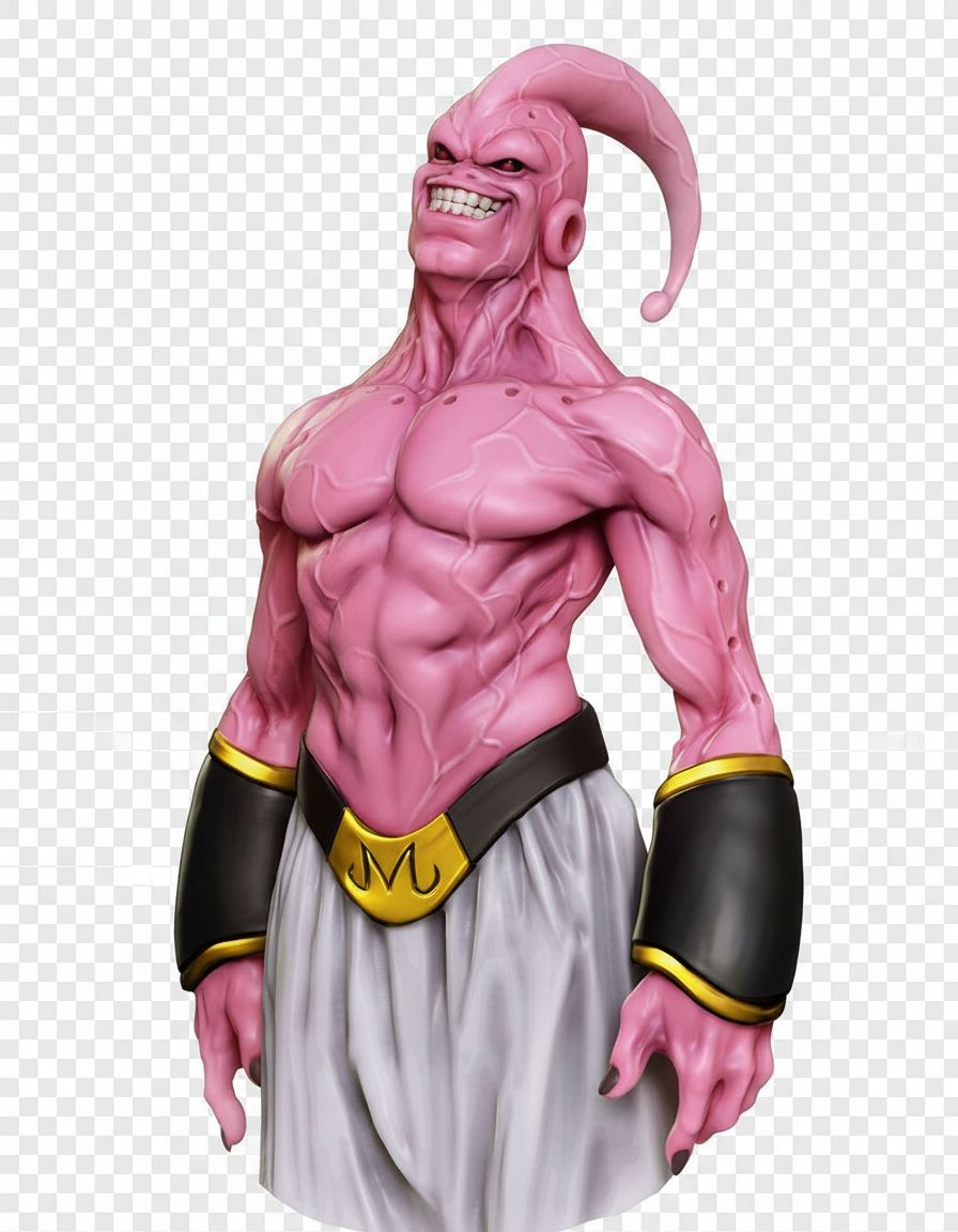 Majin Buu Figure free 3D printable STL