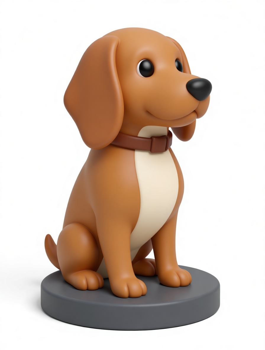 Beagle Dog Figurine free 3D printable STL