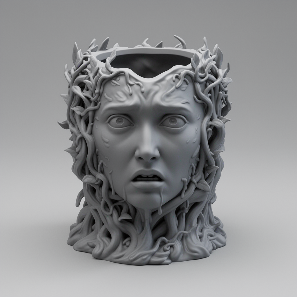 Dreamlike Face Planter free 3D printable STL