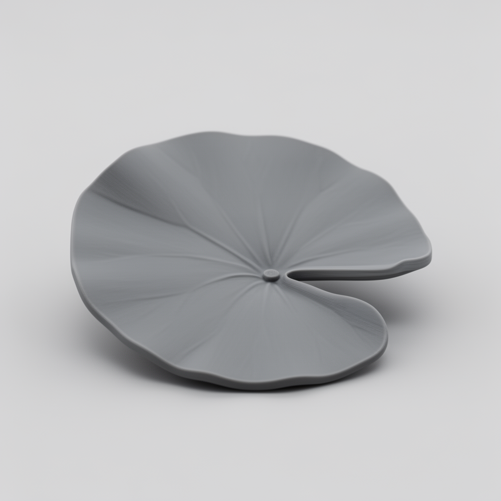 Lily Pad Figurine free 3D printable STL