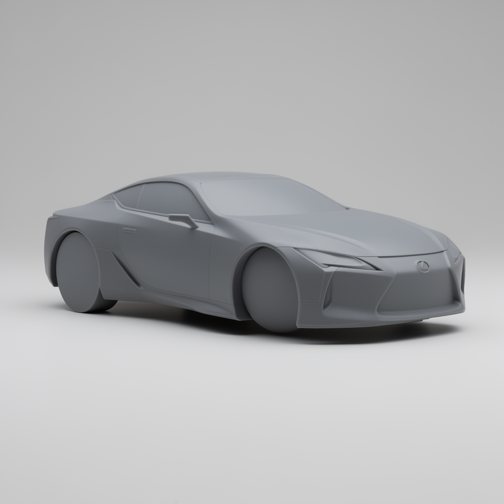 Lexus LC500 Coupe Model free 3D printable STL