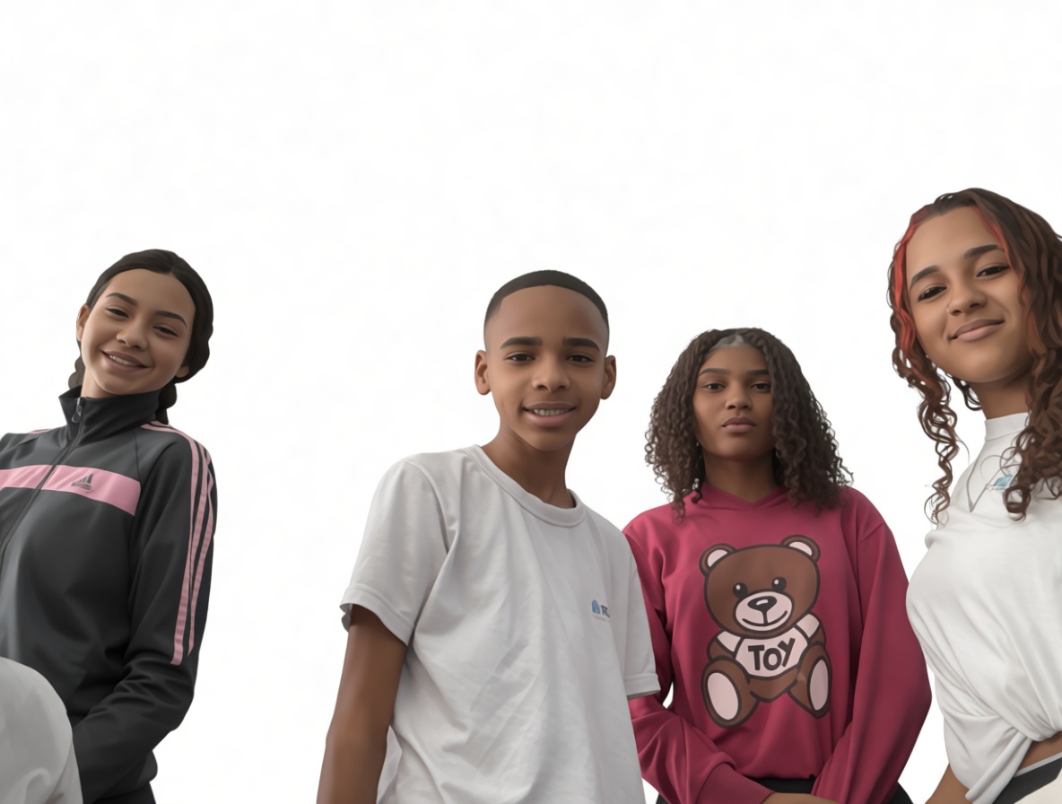 Teen Group Figurine free 3D printable STL