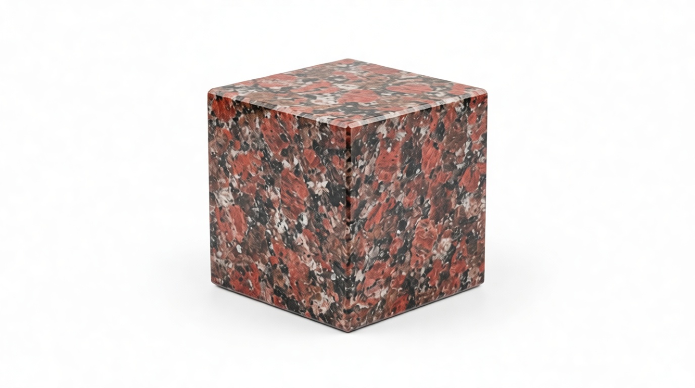 Red Granite Cube free 3D printable STL