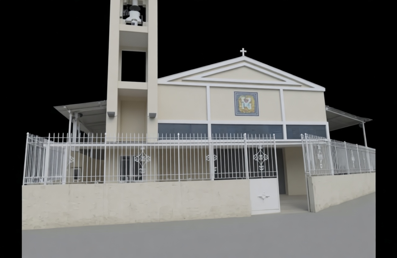 Modern Church Model free 3D printable STL
