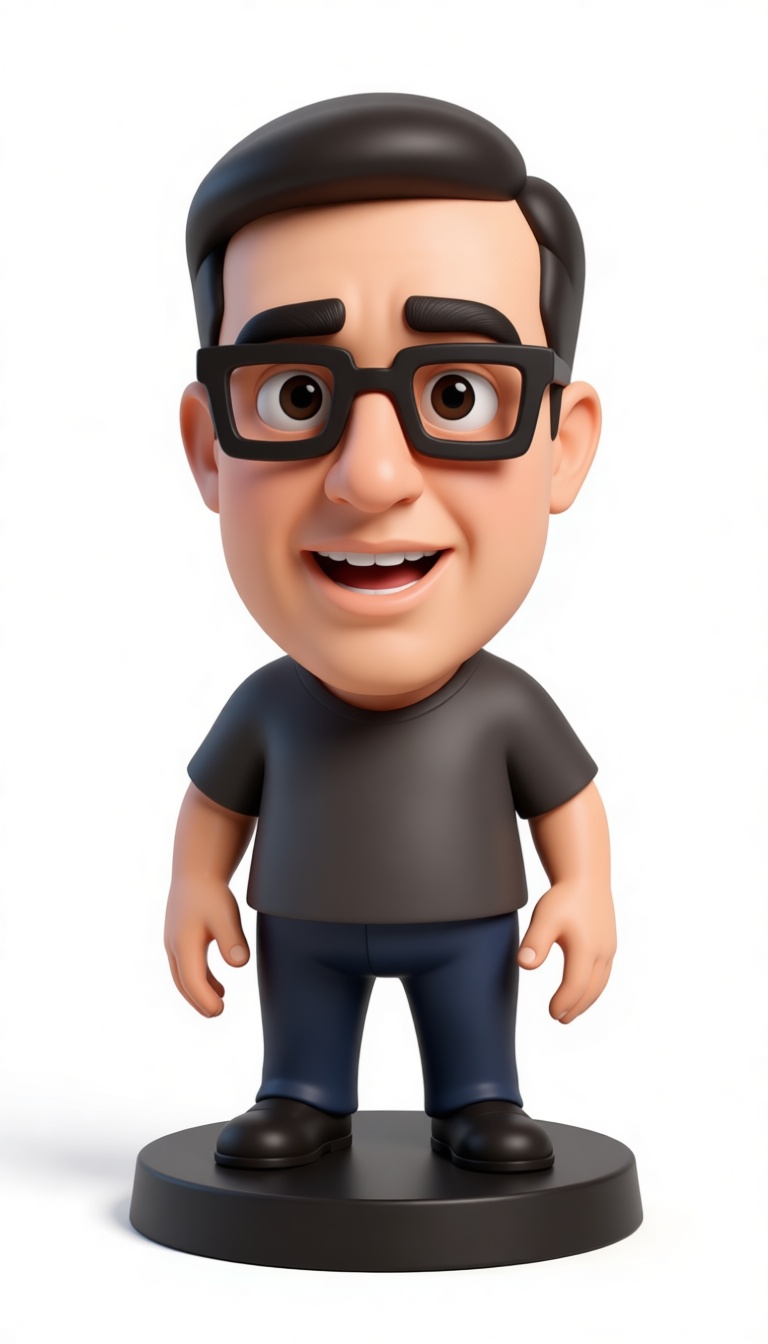 Cartoon Man Figurine free 3D printable STL