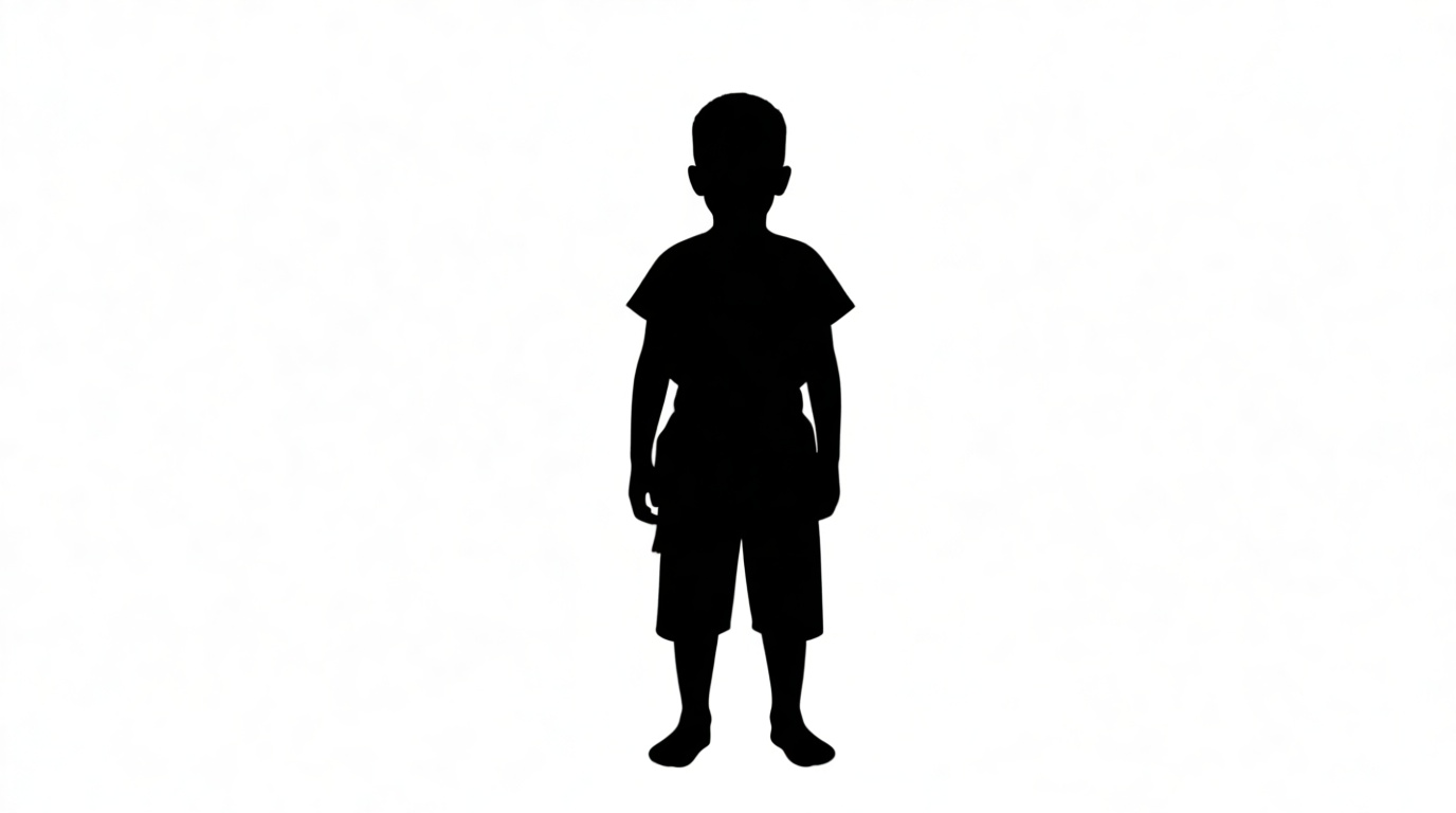 Standing Boy Silhouette free 3D printable STL