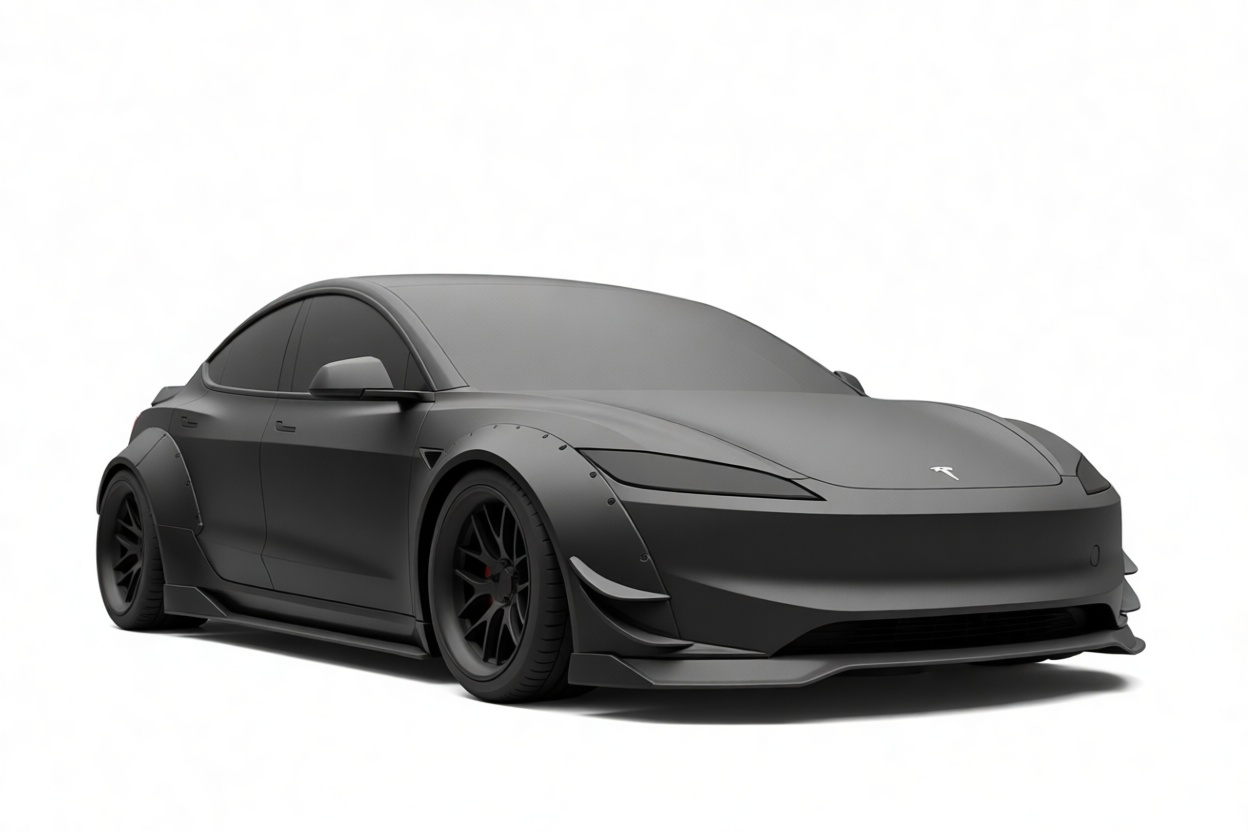 Tesla Model S Plaid Model free 3D printable STL