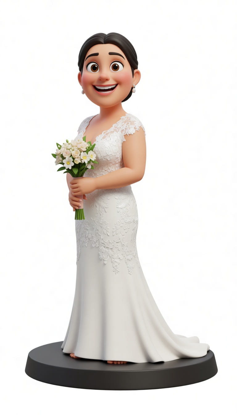 Bride Figurine free 3D printable STL