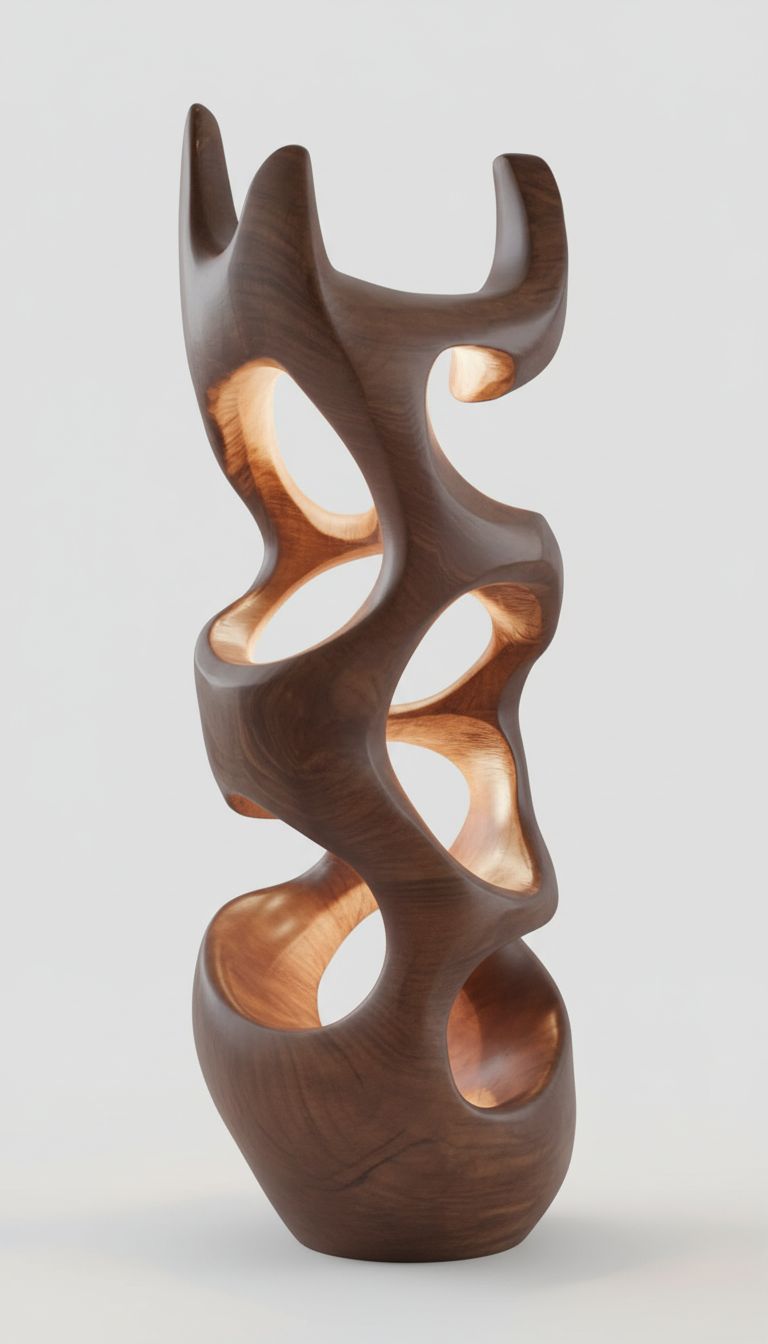 Abstract Organic Sculpture free 3D printable STL