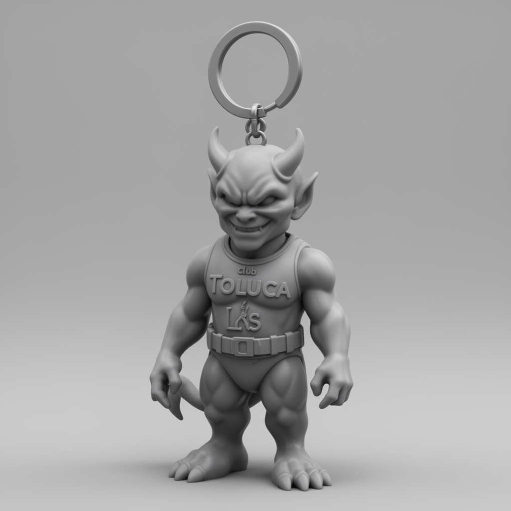 Devil Club Toluca Keychain free 3D printable STL
