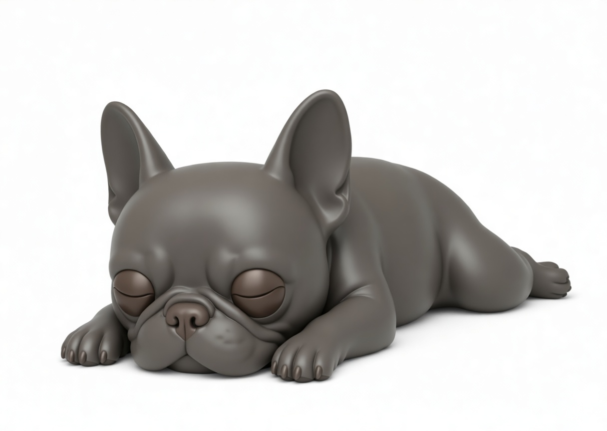 French Bulldog Figurine free 3D printable STL