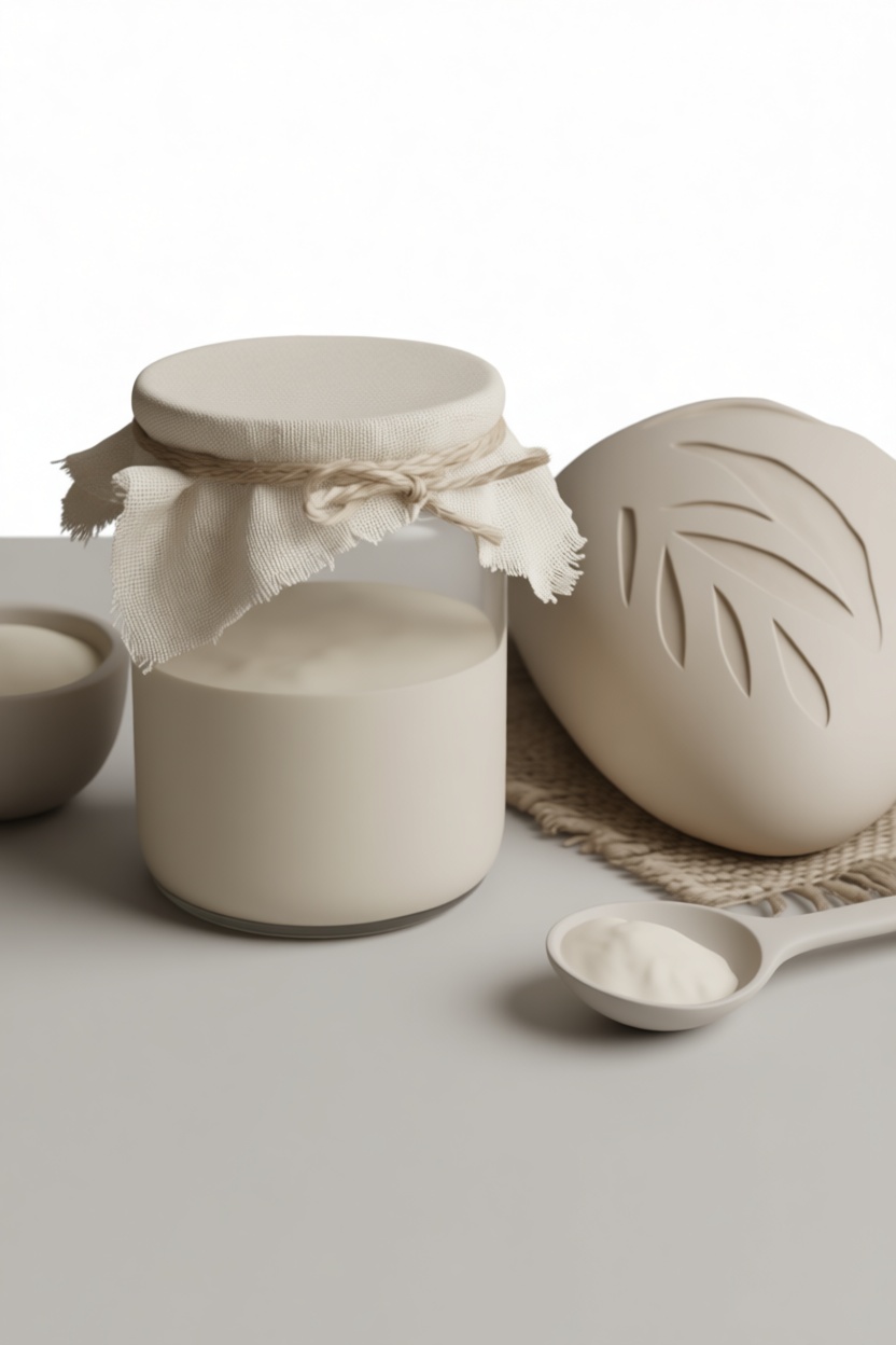 Yogurt Jar and Spoon free 3D printable STL