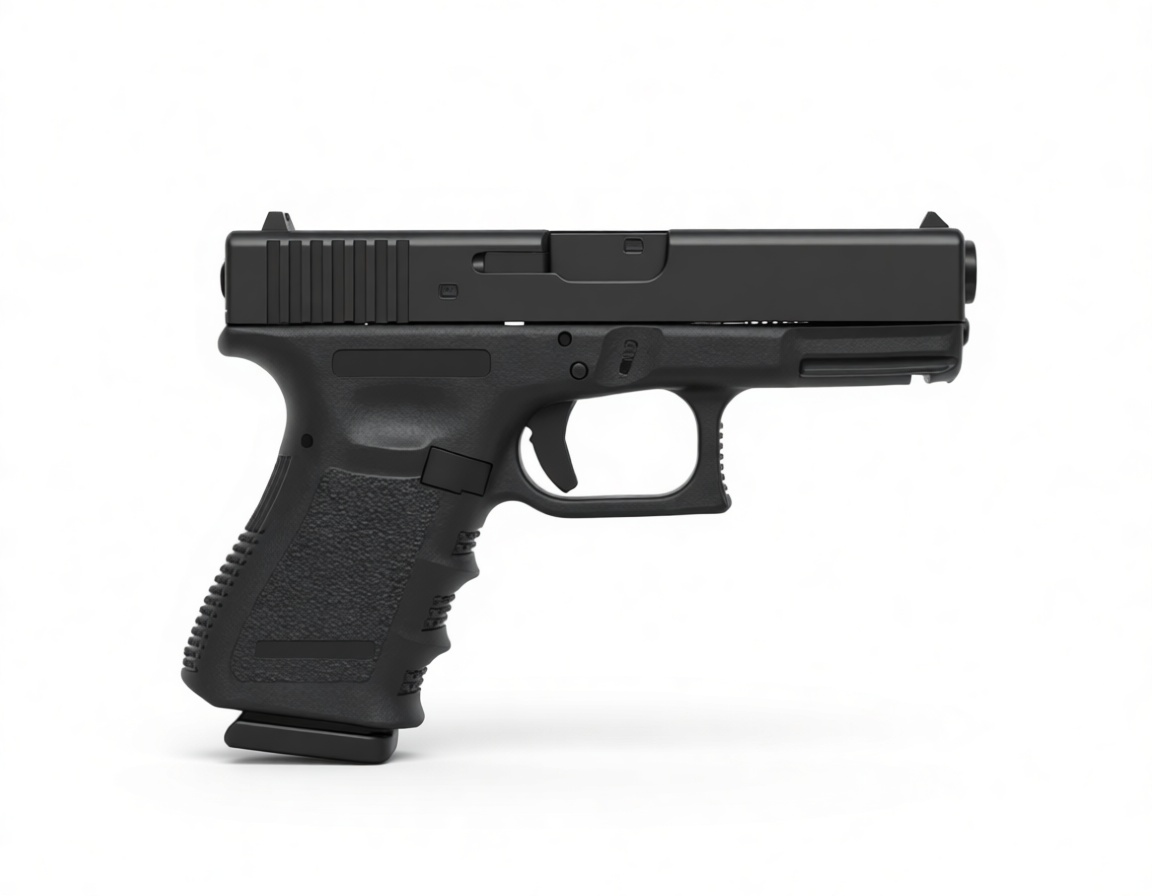 Glock 19 Pistol Model free 3D printable STL