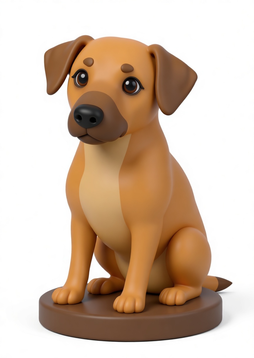 Labrador Retriever Figurine free 3D printable STL