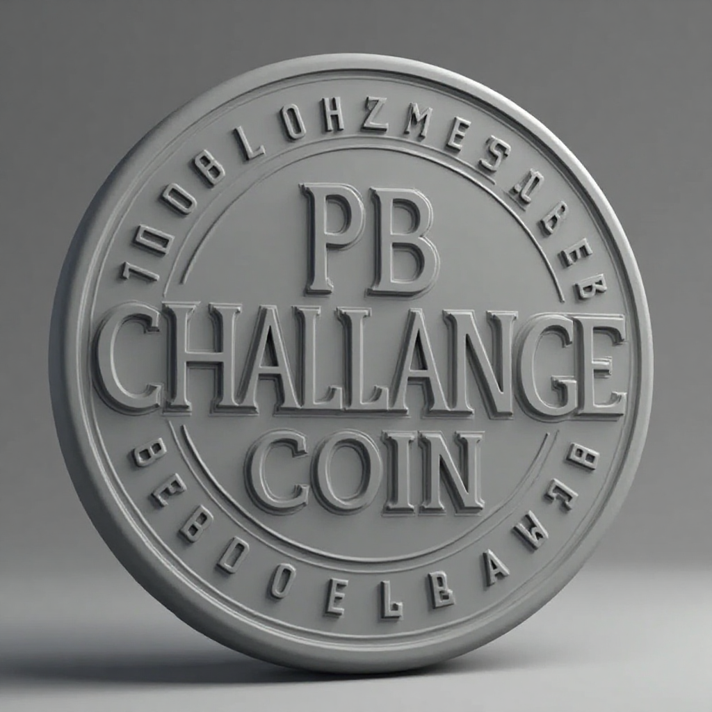 PB Chaser Challenge Coin free 3D printable STL