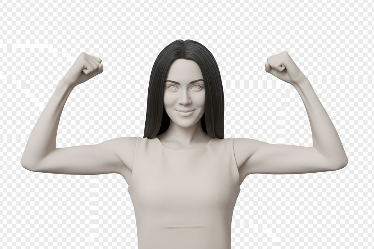 Empowered Woman Pose free 3D printable STL