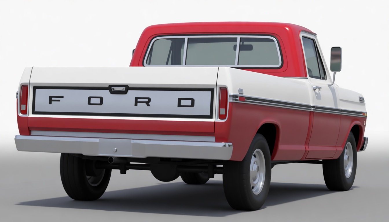 1970 Ford F-100 Pickup free 3D printable STL