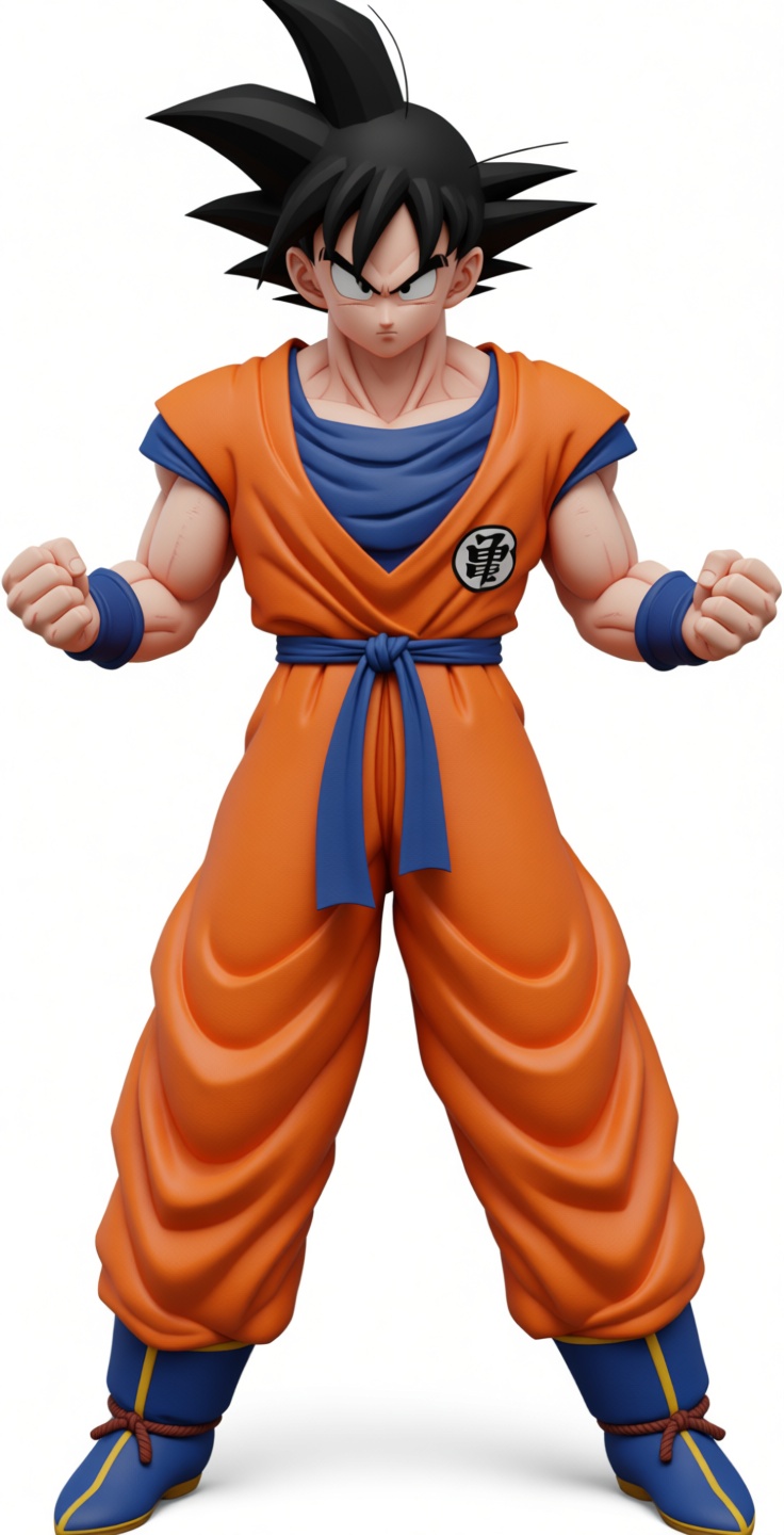 Goku Action Figure free 3D printable STL