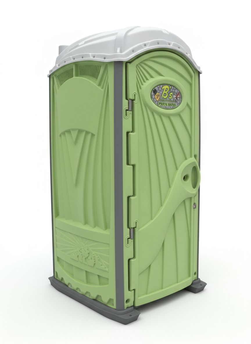 Green Portable Toilet free 3D printable STL
