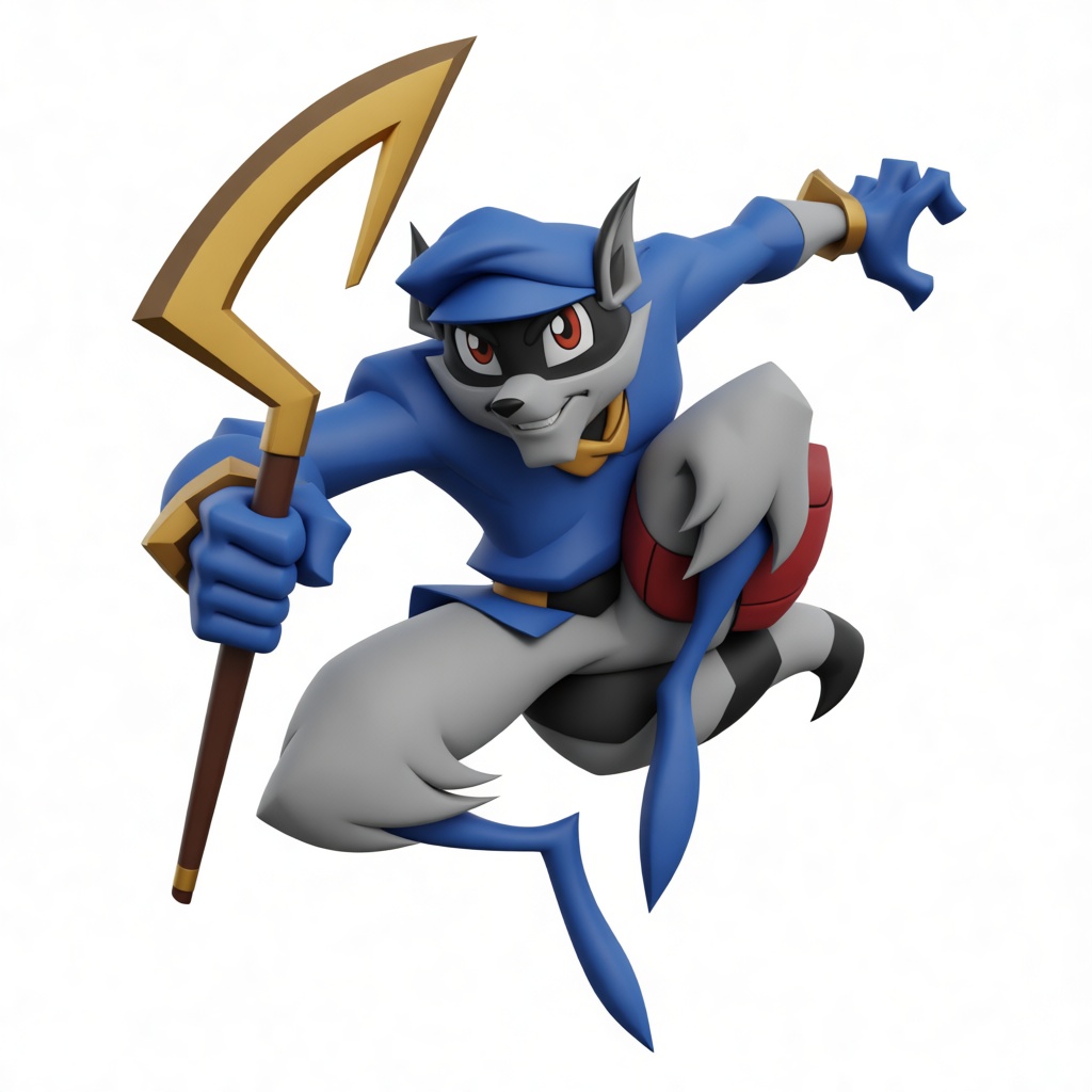 Sly Cooper Figurine free 3D printable STL