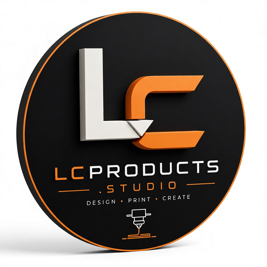 LC Products Studio Logo free 3D printable STL