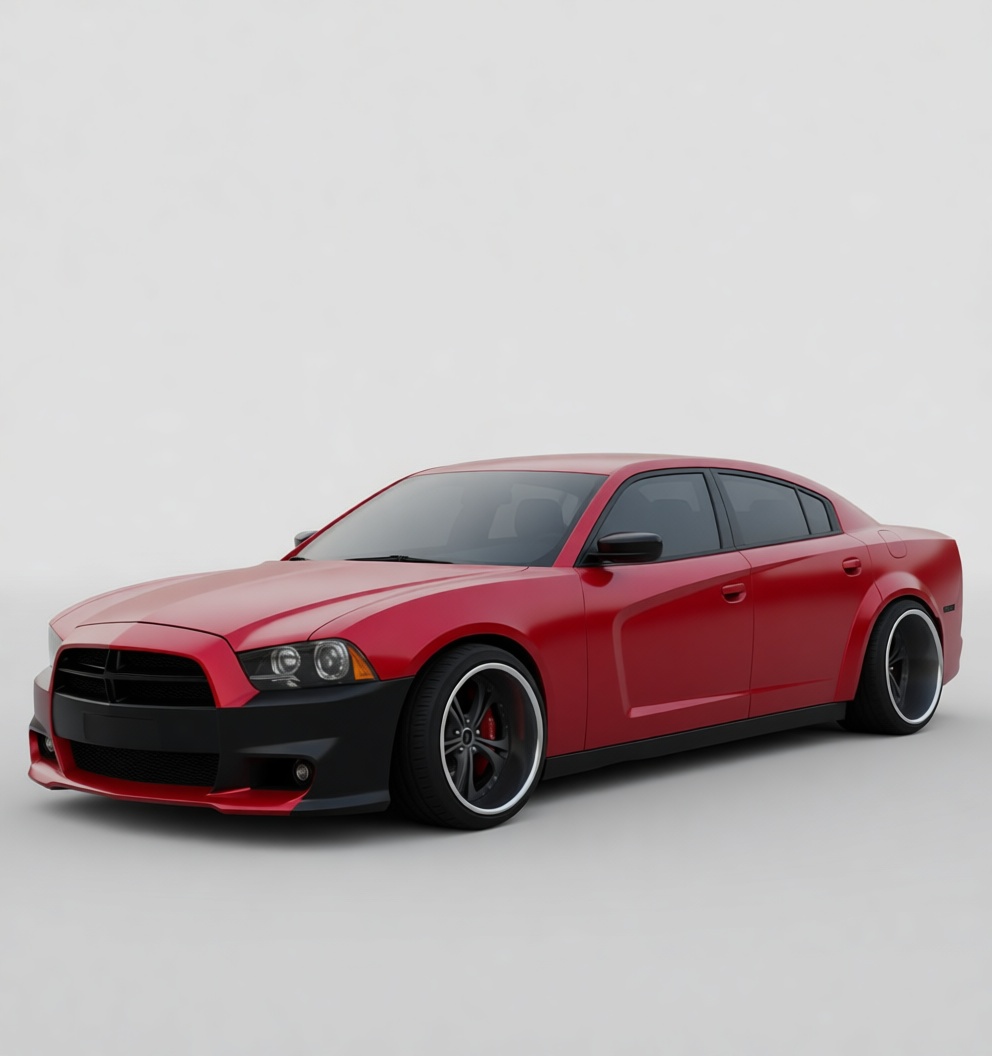 Dodge Charger Sedan Model free 3D printable STL