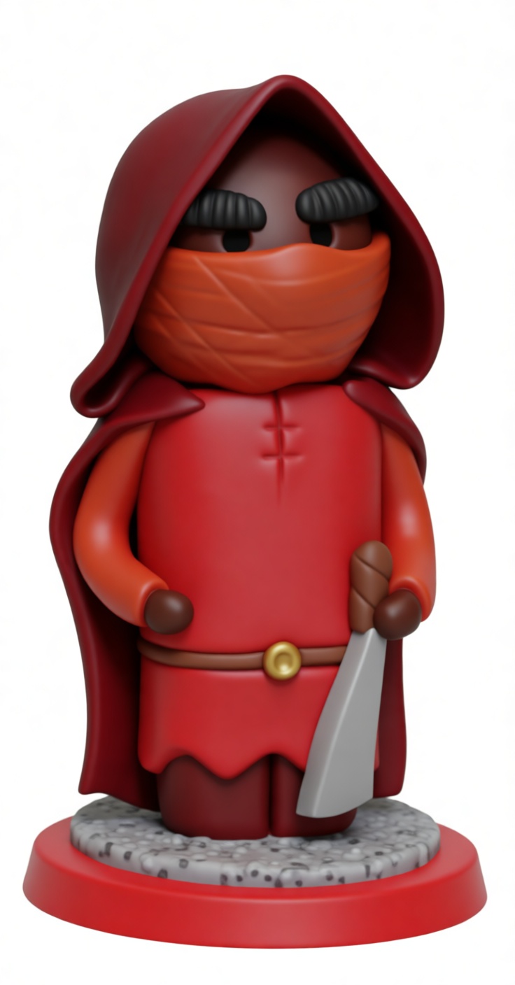 Red Hood Assassin Figurine free 3D printable STL