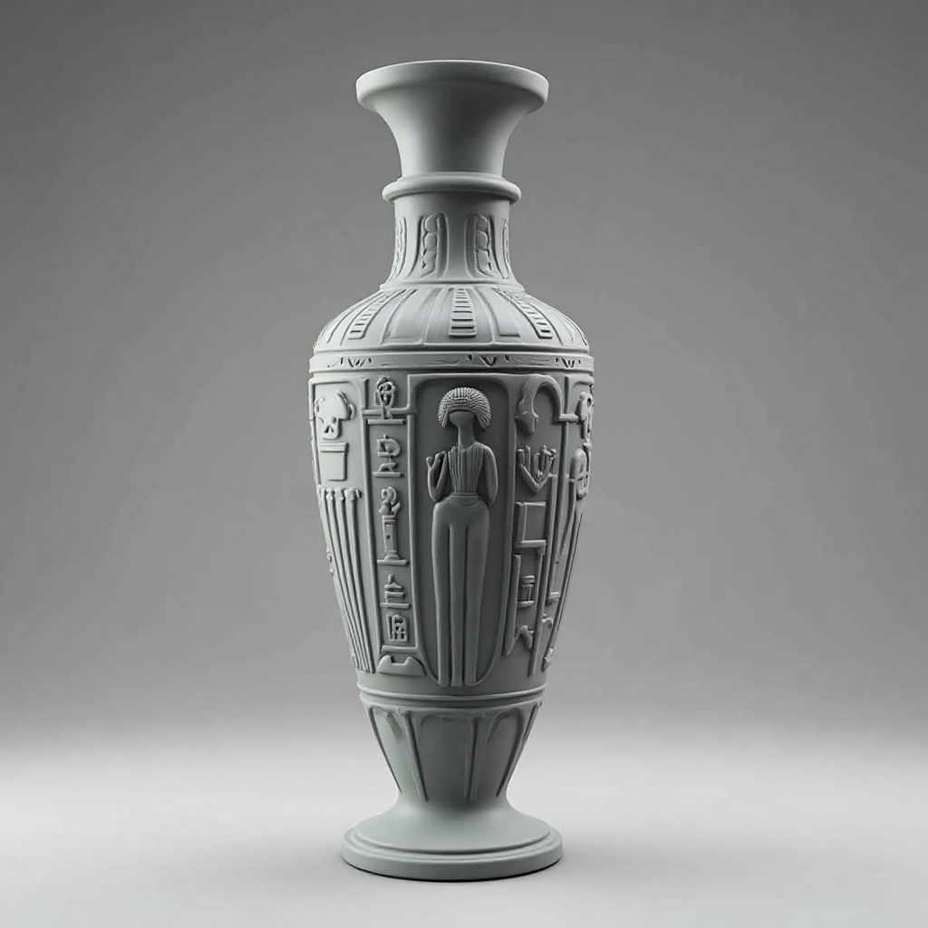 Egyptian Vase Figurine free 3D printable STL