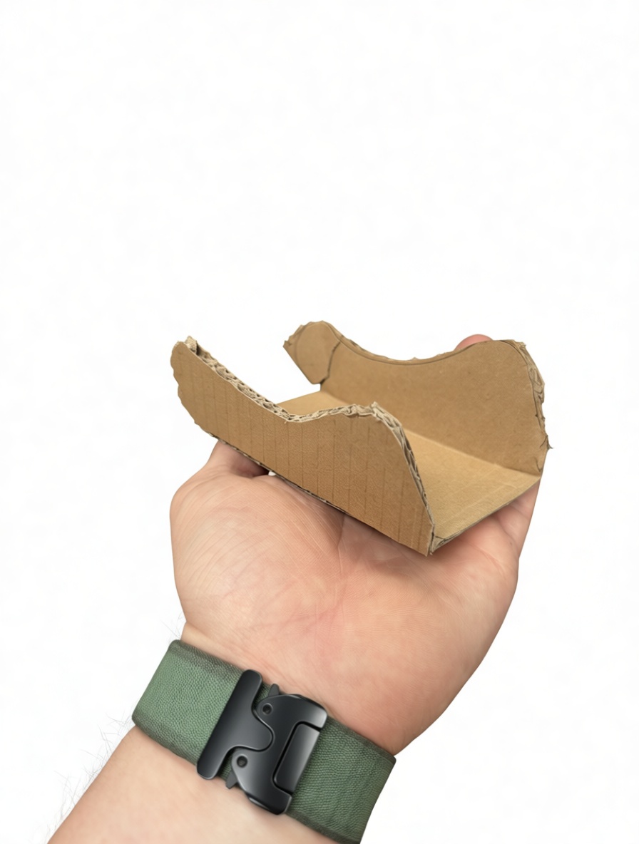 Cardboard Phone Stand free 3D printable STL