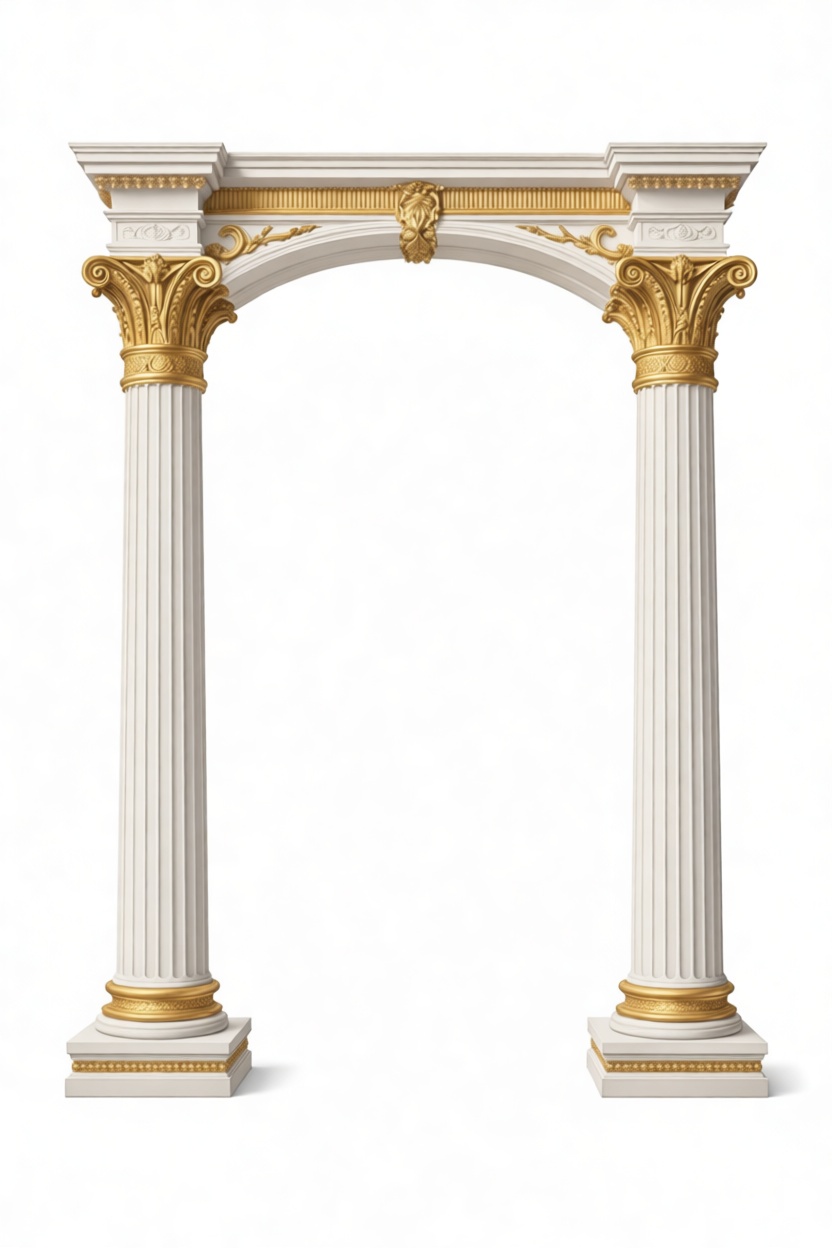 Corinthian Archway Model free 3D printable STL