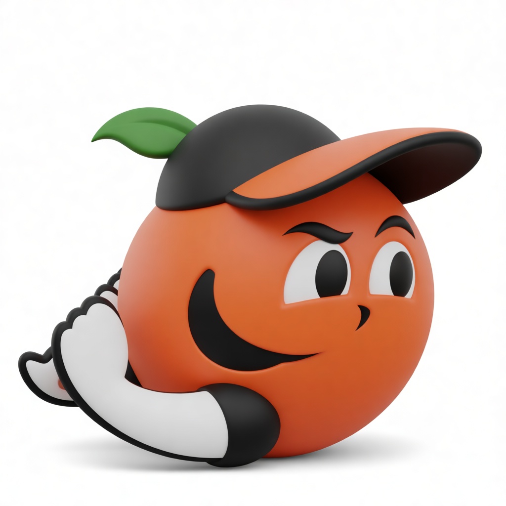 Nike Orange Ball Figurine free 3D printable STL