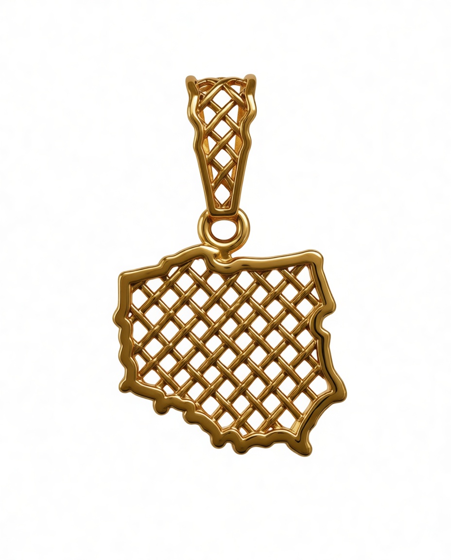 Poland Map Pendant free 3D printable STL