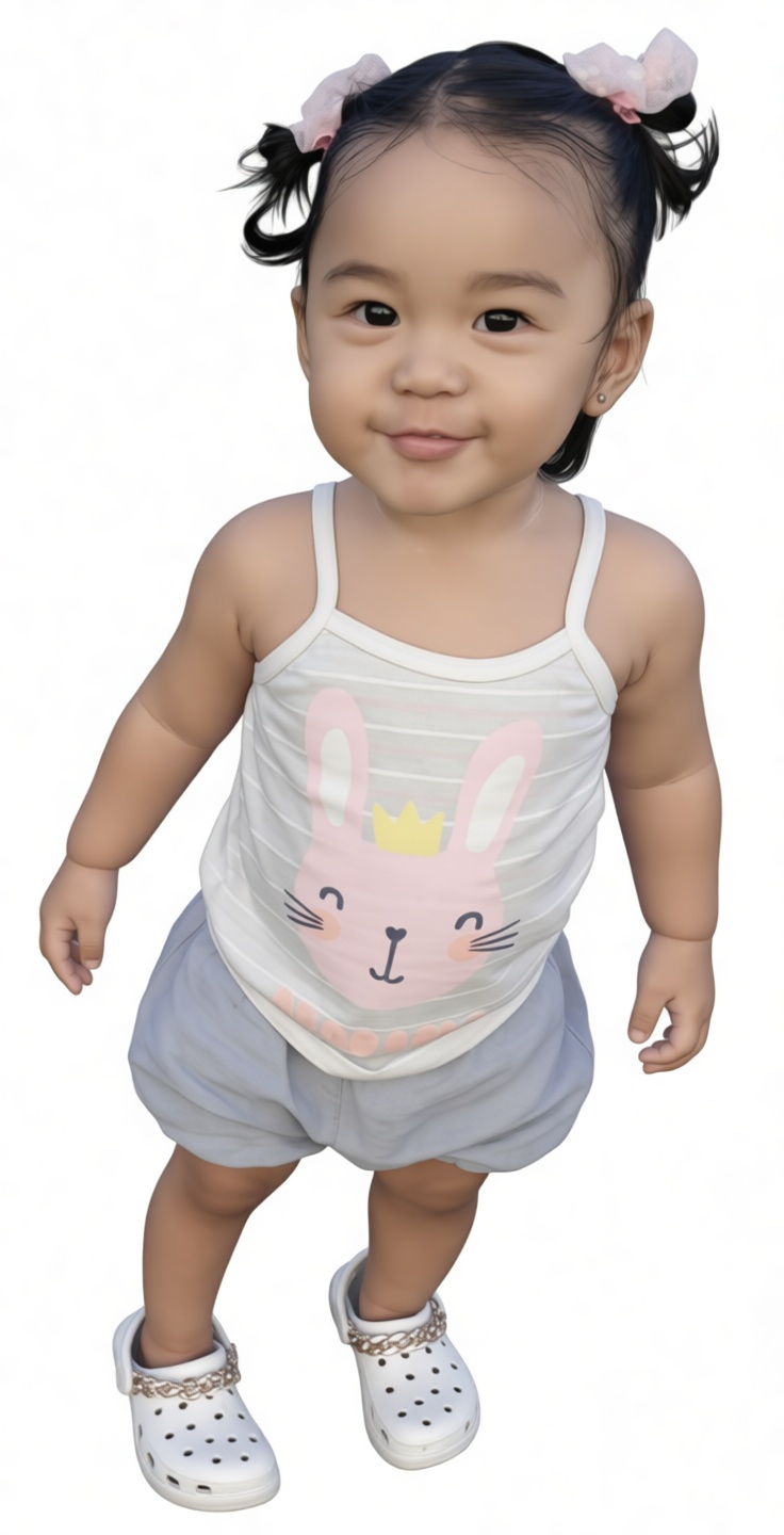 Toddler Girl Figurine free 3D printable STL