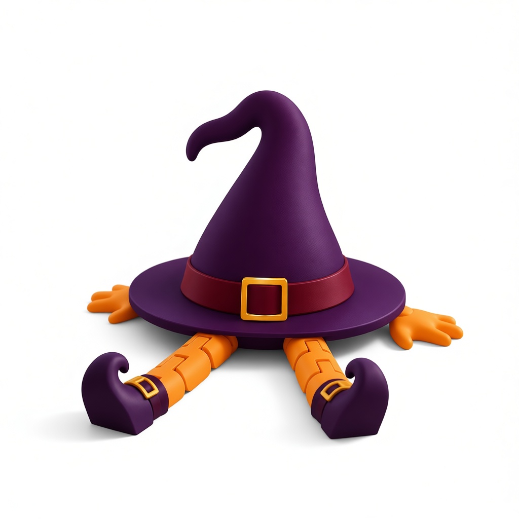 Witch Hat Figurine free 3D printable STL